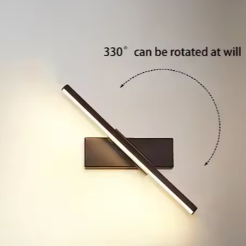 Moderne LED Wandlamp – Draaibare Badkamerspiegel & Sfeerverlichting