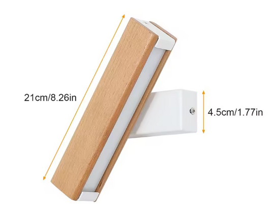 Moderne Magnetische Wandlamp – 4W LED, 360° Draaibaar, Warm Licht