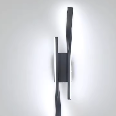 Moderne LED Wandlamp – 24W Aluminium, Warm Wit 3000K, Lineair Design