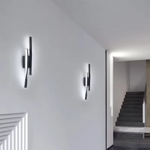 Moderne LED Wandlamp – 24W Aluminium, Warm Wit 3000K, Lineair Design