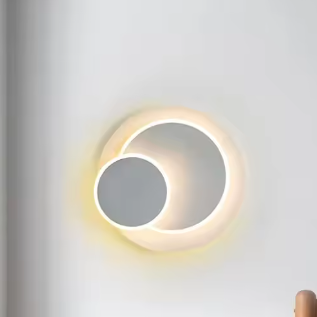 Moderne LED Wandlamp – 15W, 3-in-1 Eclipse Design, 350° Draaibaar