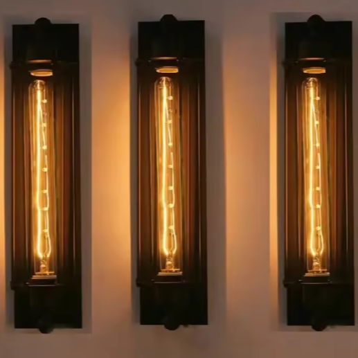 Retro Vintage Edison Wandlamp – Industriële LED E27 Binnenverlichting