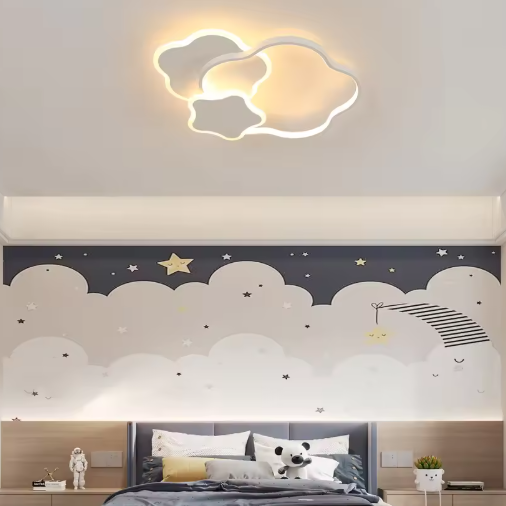 Stervormige LED Plafondlamp – 31W, Dimbaar 3000–6500K met Afstandsbediening