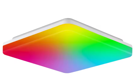 Smart LED RGB Plafondlamp – Dimbaar 24W, WiFi & Alexa Compatibel, 28×28 cm
