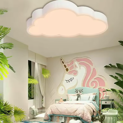 Wolkvormige LED Plafondlamp – 36W Acryl, Warm Licht & Modern Design