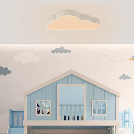 Wolkvormige LED Plafondlamp – 36W Acryl, Warm Licht & Modern Design