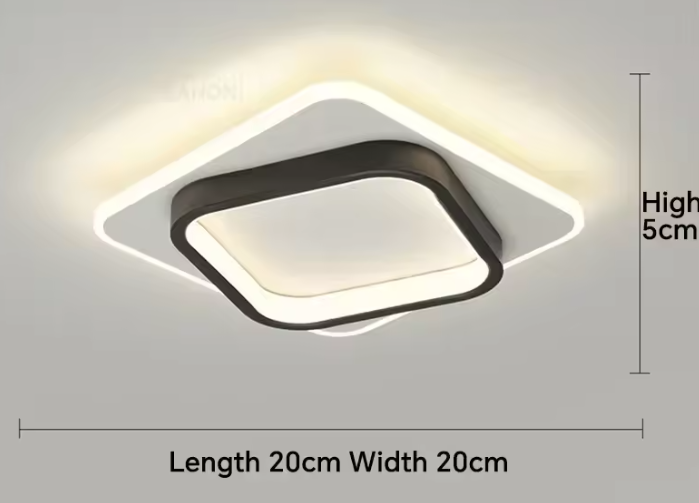 Moderne LED Plafondlamp – Strak Ontwerp voor Gang, Trap & Slaapkamer