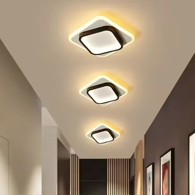 Moderne LED Plafondlamp – Strak Ontwerp voor Gang, Trap & Slaapkamer