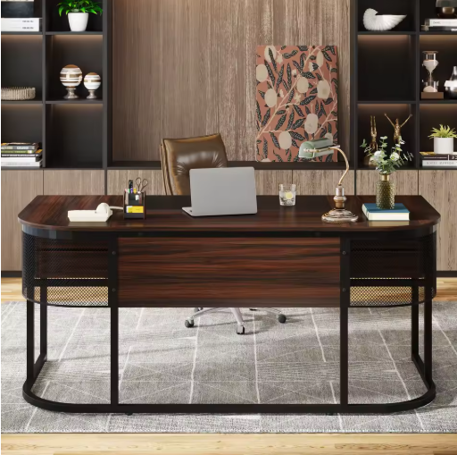 Groot Directiebureau met 4 Lades – 160 cm Werkblad & Industrieel Design