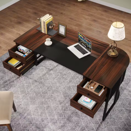 Groot Directiebureau met 4 Lades – 160 cm Werkblad & Industrieel Design