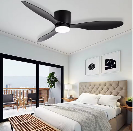 Minimalistische Plafondventilator met LED – Modern Scandinavisch Design