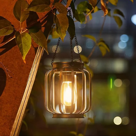 Solar LED Zonnelantaarn – Waterdicht, Warm Wit Licht & Automatische Sensor