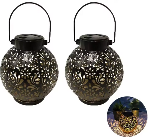 Zonnelantaarn Holle Bal – Solar Tuinverlichting, Hangend & Waterdicht