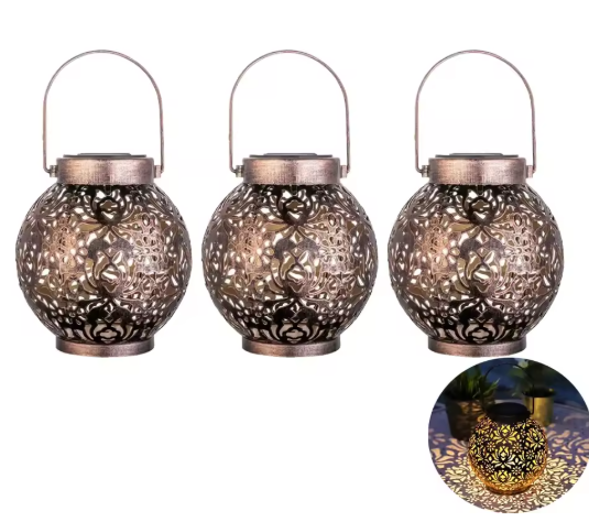 Zonnelantaarn Holle Bal – Solar Tuinverlichting, Hangend & Waterdicht