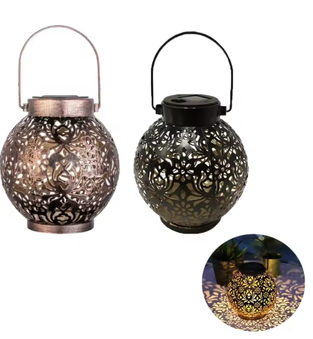 Zonnelantaarn Holle Bal – Solar Tuinverlichting, Hangend & Waterdicht