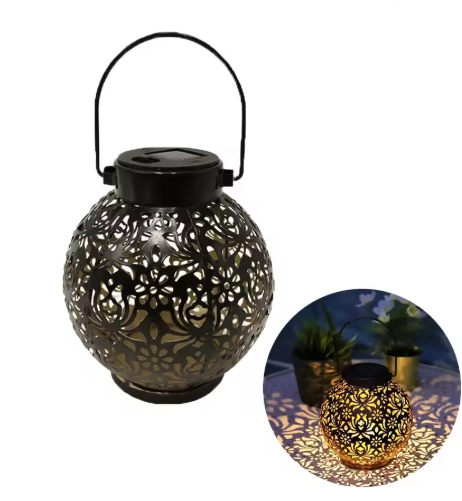 Zonnelantaarn Holle Bal – Solar Tuinverlichting, Hangend & Waterdicht