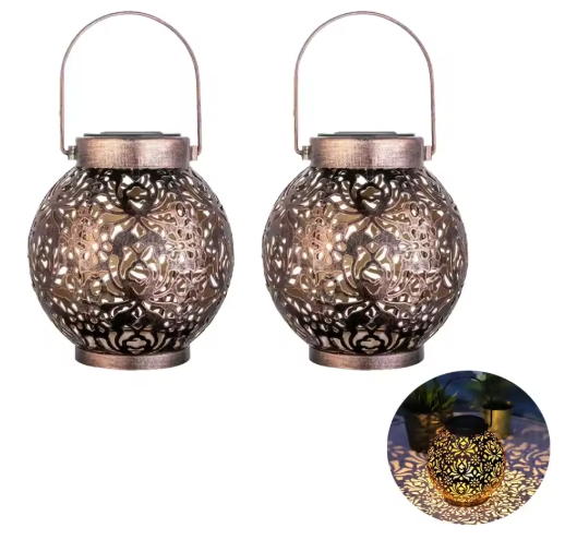 Zonnelantaarn Holle Bal – Solar Tuinverlichting, Hangend & Waterdicht