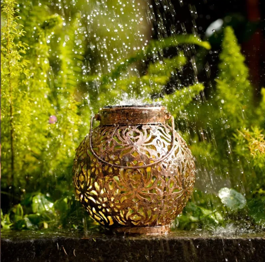 Zonnelantaarn Holle Bal – Solar Tuinverlichting, Hangend & Waterdicht