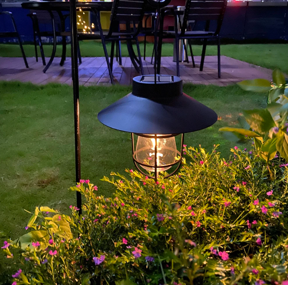Solar Lantaarn met Wolfraam LED – Hanglamp, Waterdicht & Retro Design