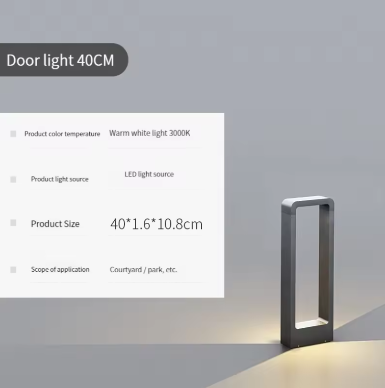 Moderne Solar Tuinlamp – 7W LED Staande Buitenlamp IP65 Aluminium