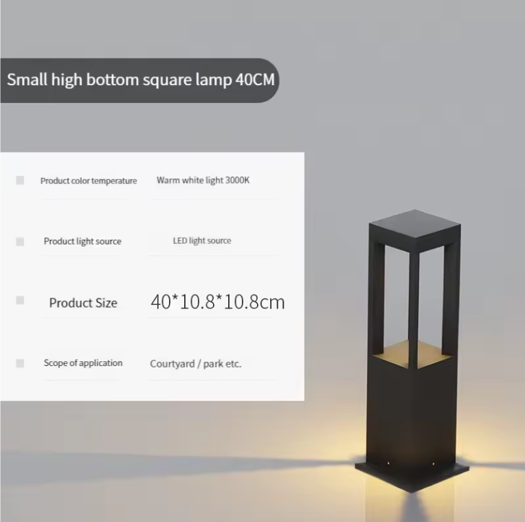 Moderne Solar Tuinlamp – 7W LED Staande Buitenlamp IP65 Aluminium