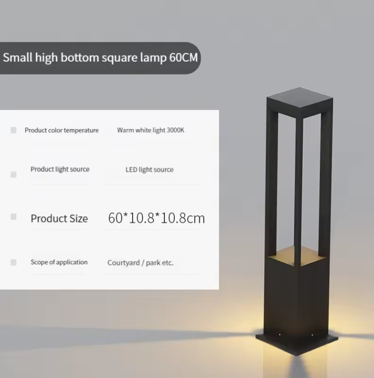 Moderne Solar Tuinlamp – 7W LED Staande Buitenlamp IP65 Aluminium