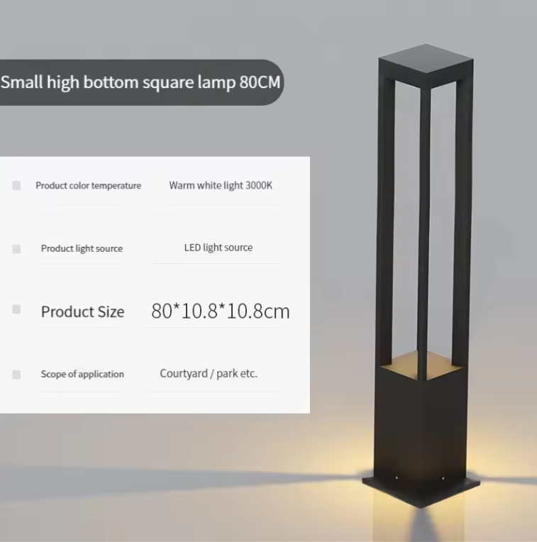 Moderne Solar Tuinlamp – 7W LED Staande Buitenlamp IP65 Aluminium