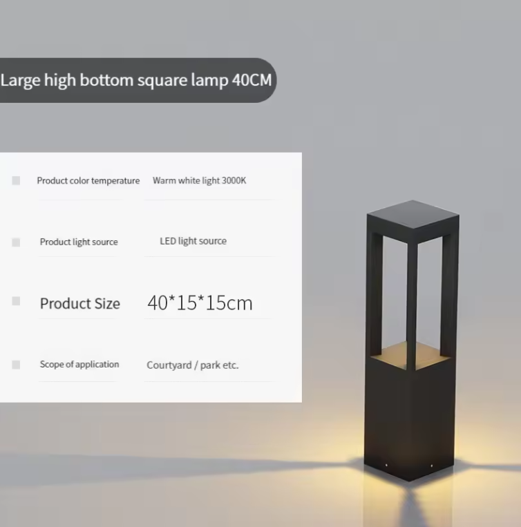 Moderne Solar Tuinlamp – 7W LED Staande Buitenlamp IP65 Aluminium