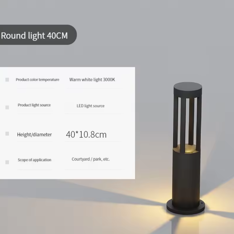 Moderne Solar Tuinlamp – 7W LED Staande Buitenlamp IP65 Aluminium