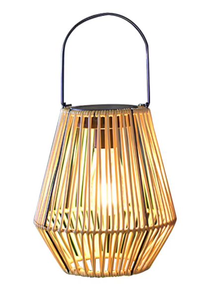 Rotan Solar Tuinlantaarn – Hangend & Staand, IP65 Waterdicht