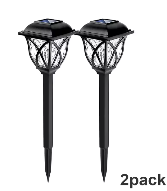 Set van 10 Solar Tuinlampen – LED Padverlichting & Gazonlampen, IP67 Waterdicht