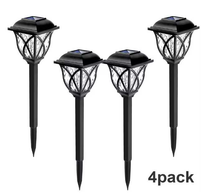 Set van 10 Solar Tuinlampen – LED Padverlichting & Gazonlampen, IP67 Waterdicht