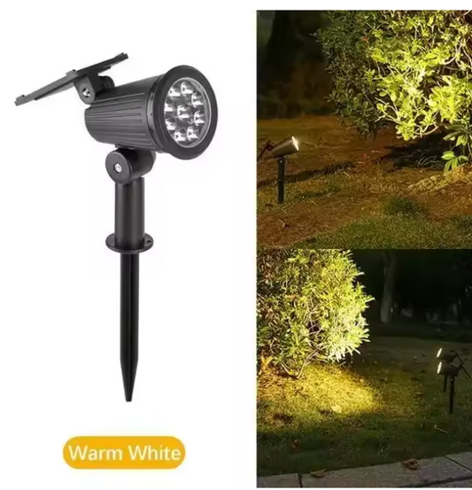 Solar LED Spotlights – Waterdichte 9-LED Tuinspots voor Buiten, 1/2/4 Stuks