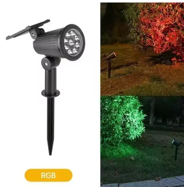 Solar LED Spotlights – Waterdichte 9-LED Tuinspots voor Buiten, 1/2/4 Stuks