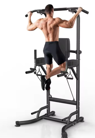 Multifunctionele Power Tower – Dip Station & Pull Up Bar voor Thuisfitness