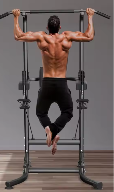 Multifunctionele Power Tower – Dip Station & Pull Up Bar voor Thuisfitness