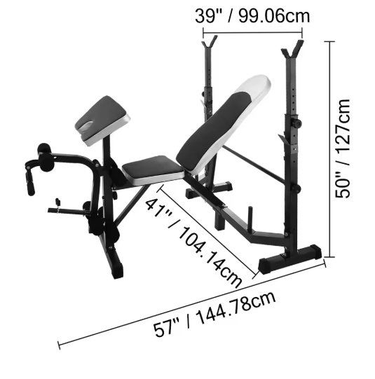Verstelbare Halterbank 5-in-1 – Multifunctioneel Fitnessstation voor Thuisgym