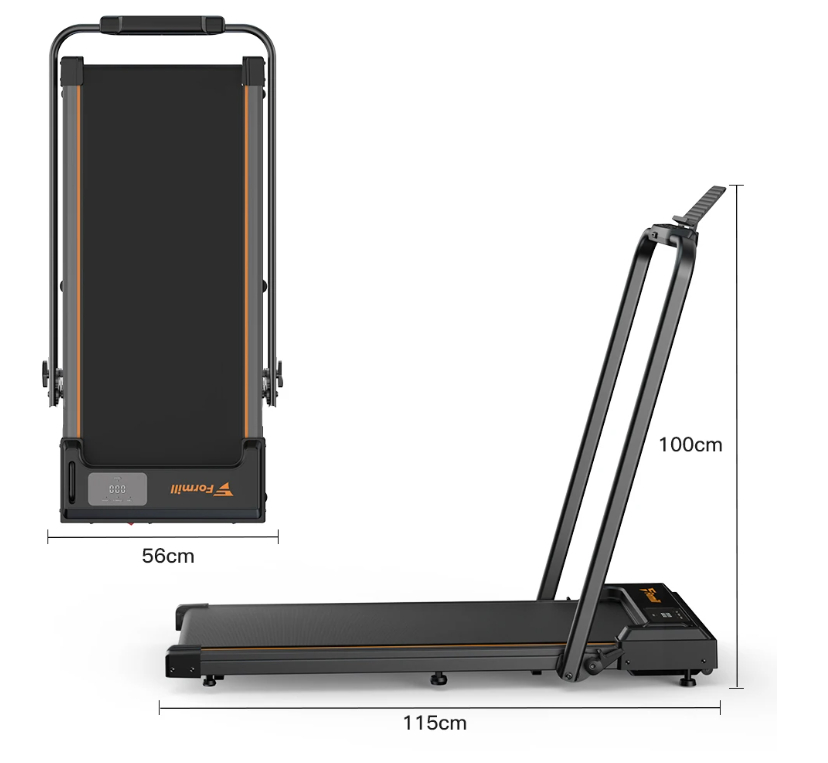 Opvouwbare 2-in-1 Loopband – 2,5 PK Motor, LED-Display & Stil Ontwerp