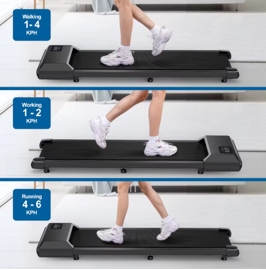 Opvouwbare 2-in-1 Loopband – 2,2 PK Motor, Stil & Draagbaar voor Thuis en Kantoor
