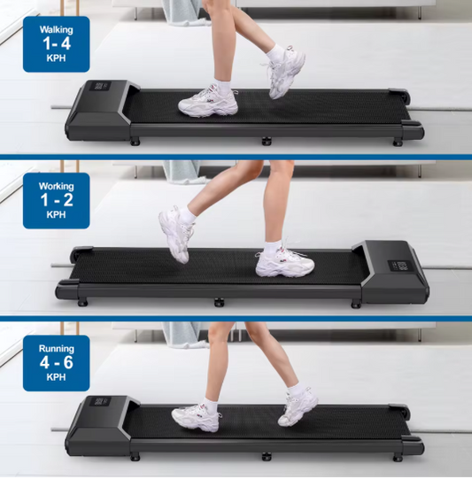 Opvouwbare 2-in-1 Loopband – 2,2 PK Motor, Stil & Draagbaar voor Thuis en Kantoor