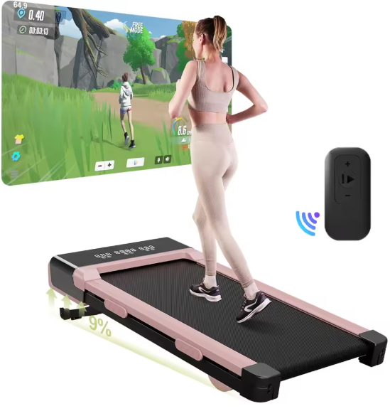 Opvouwbare Loopband – 3.0 PK Motor, 9% Automatische Helling & LCD-Display, Stil en Compact voor Thuis