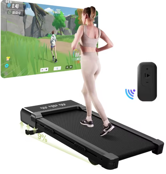 Opvouwbare Loopband – 3.0 PK Motor, 9% Automatische Helling & LCD-Display, Stil en Compact voor Thuis