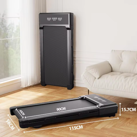 Opvouwbare Loopband – 3.0 PK Motor, 9% Automatische Helling & LCD-Display, Stil en Compact voor Thuis