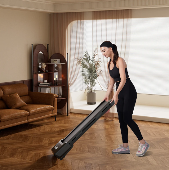 Opvouwbare Loopband – 3.0 PK Motor, 9% Automatische Helling & LCD-Display, Stil en Compact voor Thuis