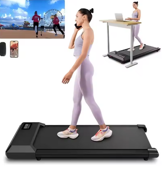 Loopband Onder Bureau – Stil Ontwerp, AI-App & 136 kg Capaciteit