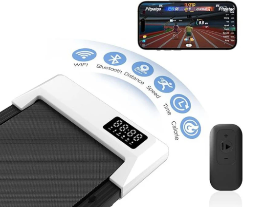 Loopband Onder Bureau – Stil Ontwerp, AI-App & 136 kg Capaciteit