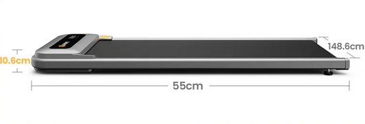 Onder Bureau Loopband – 2,25 PK Motor, LED-Display & Stil Ontwerp