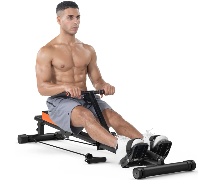 Opvouwbare Hydraulische Roeimachine – 12 Weerstandsniveaus, Stil en Compact