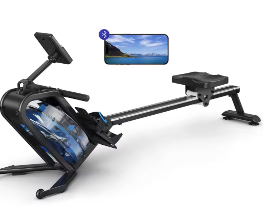 Water Roeimachine – 45° Hellingsweerstand, 15L Tank & Bluetooth Monitor