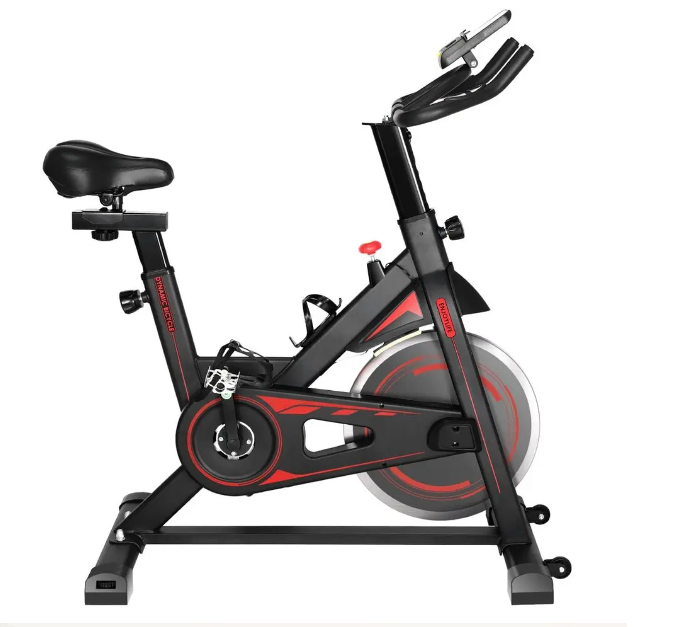 Indoor Spinningfiets – Ergometer, 10 kg Vliegwiel & LCD Display, 150 kg Draagkracht